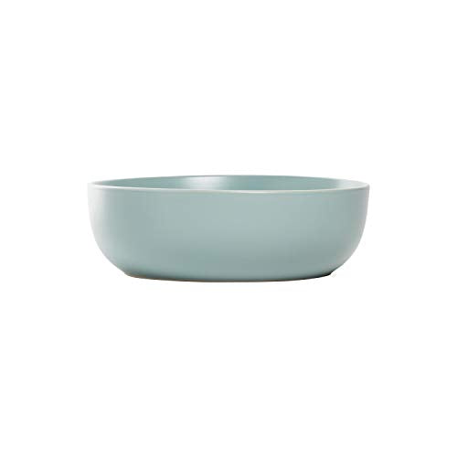 10 Strawberry Street Wazee Matte Coupe Dinnerware, Bowl, Mineral Blue, Set of 6 - color: Mineral Blue, size: 7.5" Dinner Bowl, style: Dinner Bowl