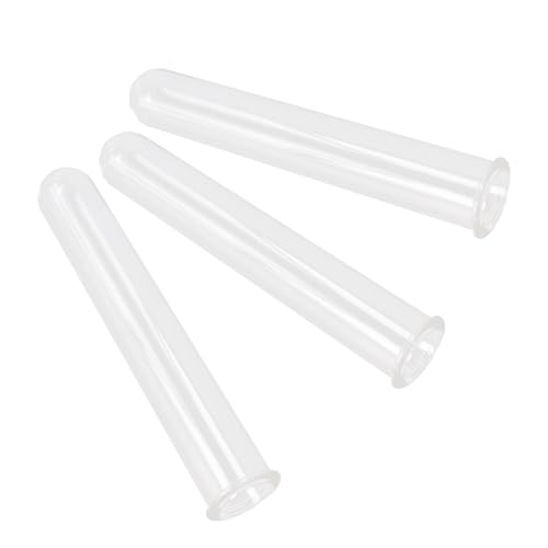 SINJEUN 30 PCS Plant Propagation Tubes, 20 ml Clear Plastic Test Tubes for Plants Flowers Home Office Decorations (4.7 inches Height)