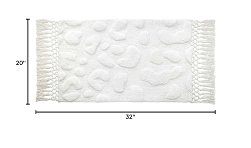 Nicole Miller - Bathroom Rug 20x32 Soft, Non-Slip & Absorbent Cotton | Soft & Absorbent Cotton, Non-Slip Backing, Plush Comfort, Machine Washable, Everyday Bathroom Use - size: Bath Rug