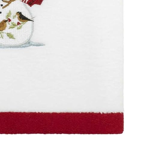 Avanti Linens - Hand Towels, Soft & Absorbent Cotton Velour, Christmas Bathroom Essentials, Set of 2 (Holiday Cheer) - size: 2-Pack Hand Towels