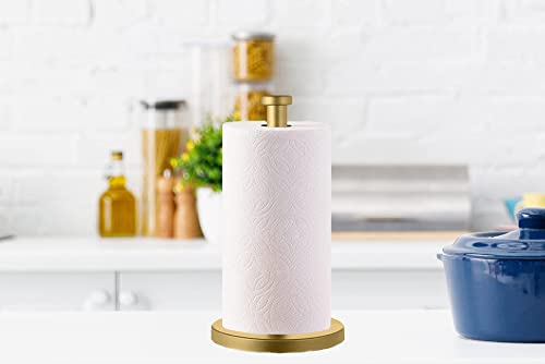 Gold Paper Towel Holder, Paper Towel Holder Countertop, Paper Towel Holder Countertop Gold, Kitchen Paper Towel Holder - color: Gold