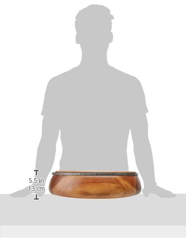 nambe Anvil Salad Bowl with Servers