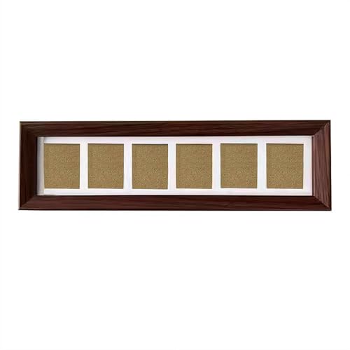 4x12 Wood Picture Frames, Long Rectangle Picture Frame for Wall,Mini Collage Pictures Frames for Wall and Tabletop Display,Graduate Gift Collage Frame - color: A