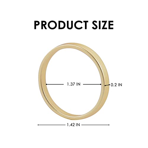 Cuff Brushed Gold Napkin Rings Set of 8, Circle Napkin Buckles Holder for Wedding Reception, Modernist Napkin Ring Holders for Tables, Metallic Serviette Buckles Decor - size: Set of 8