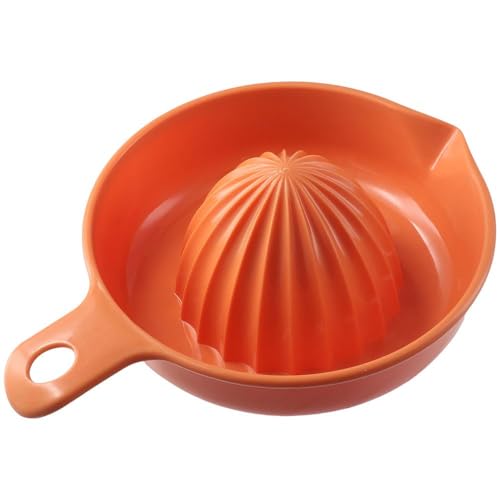 Lemon Squeezer Manual, 2 PCS Citrus Orange Juicer with Plastic Cup, Easy Use Fruit Press for Bar Home, Multi-function Handheld Kitchen Vegetable Gadgets