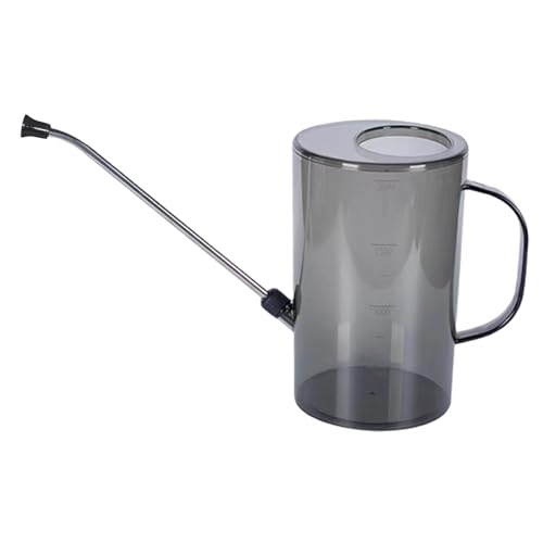 2000ml Indoor Watering Can Long Spout Plant Sprinkler Watering Pot Kettle Plant Watering Can for Plants House Plants Office, Gray - color: Gray