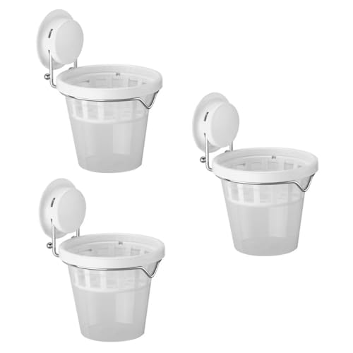 Set of 3 Plastic Window Planter with Suction Cup Holder. Large Window Popagation. Clear Self Watering Window Mounted Plant Pots. Window Sill Planters Extender for Indoor Hydroponic Plants