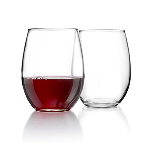 Luminarc Cachet 16 Ounce Stemless Wine Glass, Set of 4, Clear - size: 16 oz (Set of 4), style: Standard Packaging