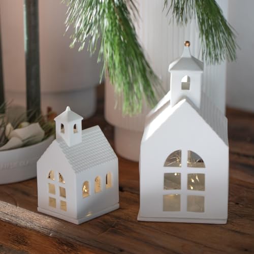 Räder Porcelain Village House Chapel 5.5"/14cm - Tealight Holder