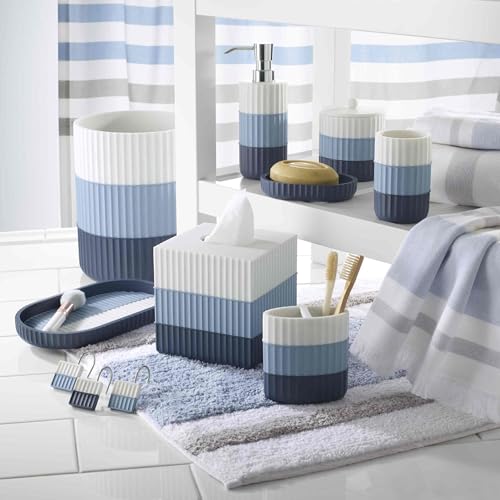 Izod - Bathroom Rug 20x32, Soft, Non-Slip & Absorbent Cotton | Soft & Absorbent Cotton, Non-Slip Backing, Plush Comfort, Machine Washable, Everyday Bathroom Use