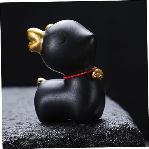 Cabilock Ceramic Deer Figurine Charming Desktop Decoration Contemporary Home Decor Animal Statue for Living Room Premium Ceramic Craft for Animal Enthusiasts