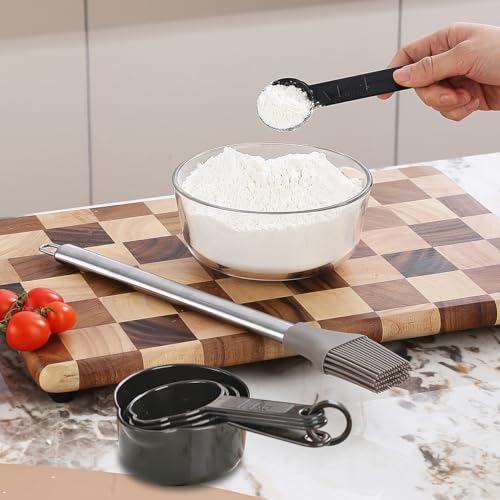 Kitchen Utensils Set, Kyraton 38 Piece Silicone kitchen Cooking Utensils Set with Utensil Rack, Spoon Spatula Set, Non-Stick kitchen Gadgets, Dishwasher Safe - color: 1. With Utensil Holder