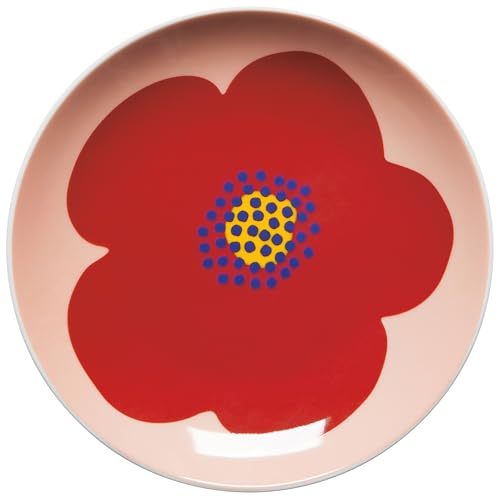 Jubilee Poppy Appetizer Plates Set of 4 Assorted - color: Poppy