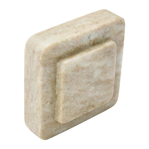 Bloomingville Heavy Duty Marble Bookends, Beige, (Pack of 4) - size: Pack of 4
