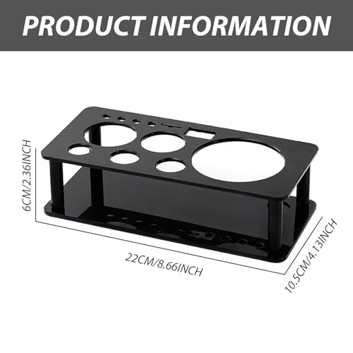 Professional Cocktail Shaker Stand, 8.7x4.1x2.4 Space-Saving Bar Tool Stand for Bartender Kit, Home, Party, Hotel & Restaurant Use