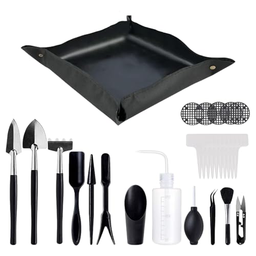 Transplanting Tool Flower Plant Transplanting Supplies | Small Garden Tools with Repotting Mat Professional Plant Care Kit for Indoor, Outdoor, Balcony, Greenhouse, Landscaping