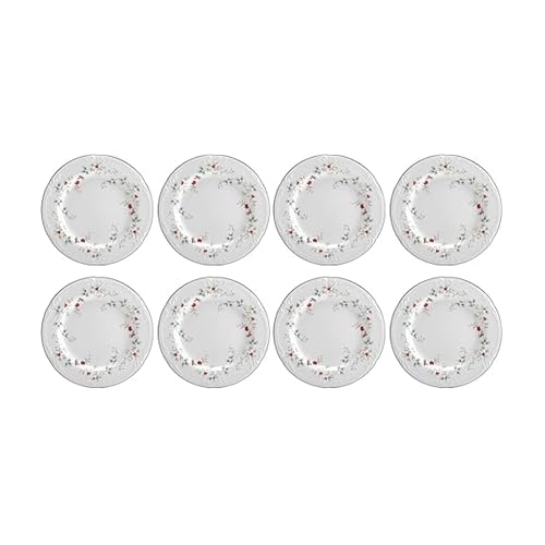 Pfaltzgraff Winterberry Salad Plates (8-Inch), Green | (Pack of 8) - size: 8 inch (Set of 8), style: Salad Plates, Set of 4