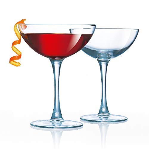 Luminarc Cachet 8 Ounce Coupe Cocktail Glass, Set of 4 - size: 8 oz (Set of 4), style: Standard Packaging