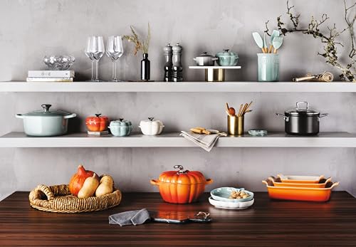 Le Creuset Stoneware & Silicone 5pc. Utensil Crock Set, Sea Salt - color: Sea Salt