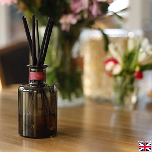 Ziffs Home® 120pcs Black Fibre Reed Diffuser Sticks - 25.4cm/10 Inches in x 4mm/0.16in - Thick Reeds Sticks - Fibre Reeds for Diffusers - color: Black - 10 Inch - 25.4cm