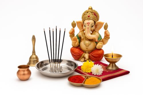 DBY Incense Stick Holder Plate Agarbatti Stand Stainless Steel Incense Holder with ash Catcher Plate (Pack of 1) Traditional Religious and Spiritual Use and Also for Ethnic Festival for Multipurpose