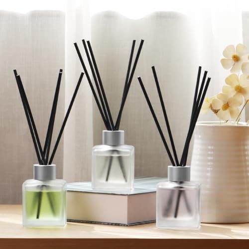 3-Pack Reed Diffuser, Jasmine White Tea/Lily/Peony Scented Oil | Flower Aroma Essential Oil with Diffuser Sticks, Long Lasting Bathroom Air Freshener, Home Fragrance for Room Decor - size: 3 Packs/10 fl oz