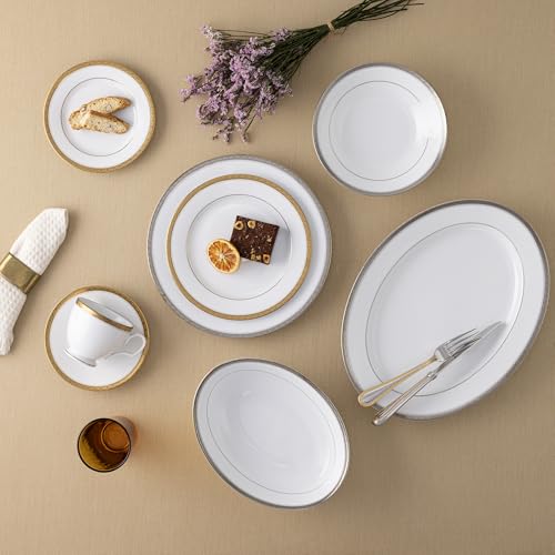 Noritake Charlotta Gold Oval Platter, 14"