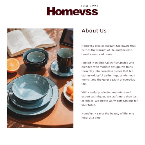 Stoneware Sonoma 56pc Dinnerware Set, Black + Speckled Spin Wash Turquoise - color: Turquoise