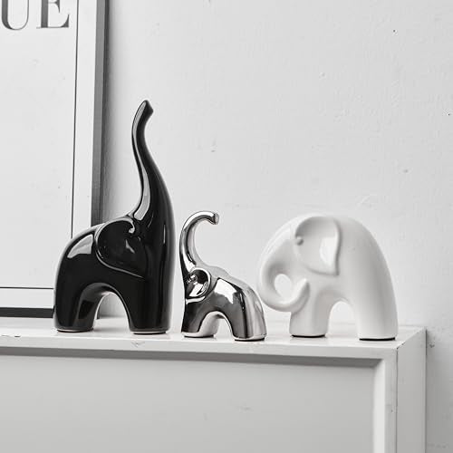 XINXUAN 3PCS Elephant Ornament- Gifts for Women,Wife,Wedding Anniversary - size: A-3PCS elephant
