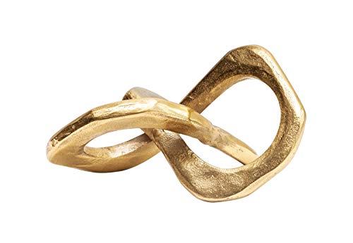 Bloomingville Gold Abstract Metal Figurine - color: Gold
