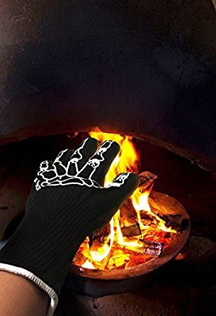 Heat Guardian Heat-Resistant Gloves Protect Up To 932; Oven Mitts, Pot Holders Features 5' Cuff