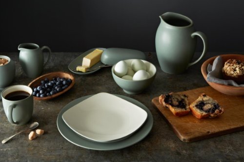 Noritake Colorwave Green 4-Piece Square Place Setting, Service for 1 - color: Green
