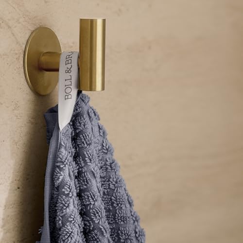 BOLL & BRANCH Turkish Waffle Hand Towel Set, Mineral | Set of 2 - 100% Organic Turkish Cotton - Lightweight Breathable Absorbent Luxury Spa Waffle Hand Towels - color: Mineral, style: Turkish Waffle