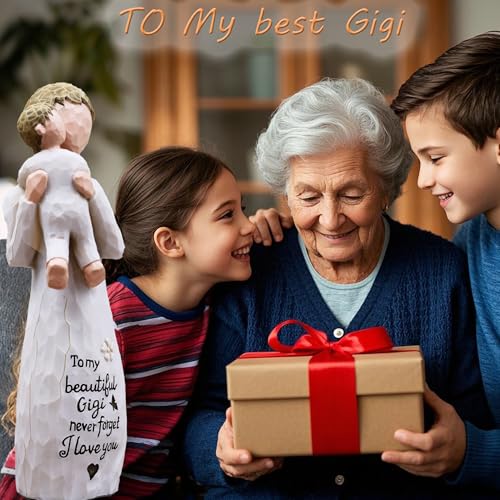 Gigi Gifts for Grandma, Gigi Birthday Gifts, Gift for Gigi Figurine | Gigi Gifts for Birthday Mother's Day Christmas Thanksgiving Day, Home Decor, Resin Hand-Painted Statue - style: Gigi gifts
