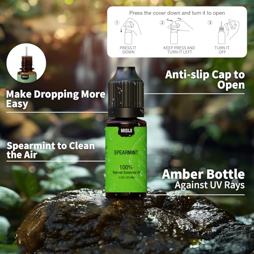 Essential Oils Set-MISIJI Essential Oils for Diffuser for Home,Diffuser Oils Scents for Aromatherapy,Candle&Soap Making,Laundry,Humidifiers 10 Scents Blissful - color: Blissful