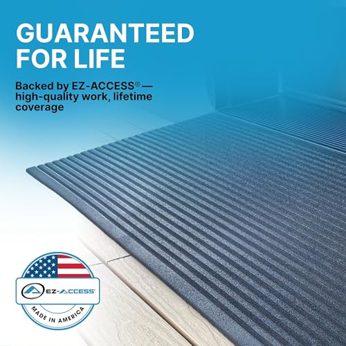 EZ-ACCESS Transitions Angled Entry MAT, Grey, 2-in - color: Grey, size: 2 Inches