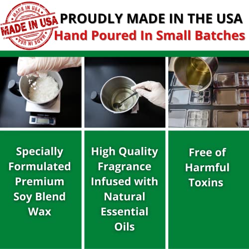 Fresh Clean Scent Wax Melts Wax Cubes - Spring Summer Scented Wax Melt Variety Pack for Wax Warmers - Kermode Natural Aromatherapy Fragrance - Long Lasting Bulk Assorted Safe Melting Soy Tarts