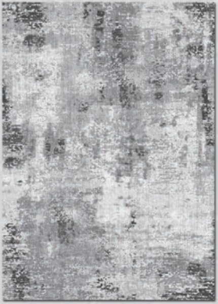Kelarea Washable Area Rug 6x9, Non-Slip Low Pile Abstract Grey | Water & Stain Resistant, Pet Friendly, Easy Clean, Ultra Soft, for Living Room, Bedroom, Nursery, Ofiice - color: Light Grey, size: 6' x 9' (Rectangular)