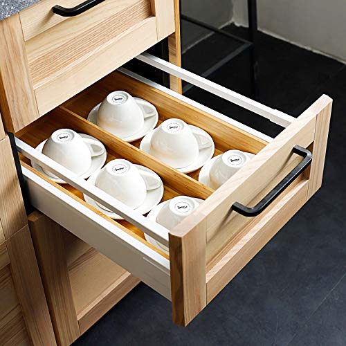 Sweese 6 Ounce Cappuccino Cups with Saucers, Porcelain Double Espresso Cups Set of 6 - White - color: White, size: 6OZ