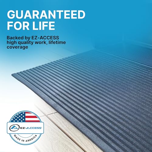 EZ-ACCESS Transitions Angled Entry MAT, Black, 2-in - color: Black, size: 2 Inches
