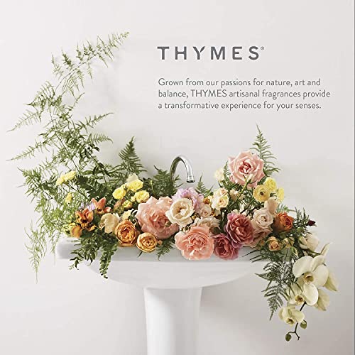 Thymes Reed Diffuser Oil Refill – Fragrance Oil for Diffuser Refill – Flameless Home Fragrance Products – Home Luxury Scents with Notes of Jasmine, Rose, Hyacinth, & Oak Moss (Goldleaf, 7.75 fl oz)