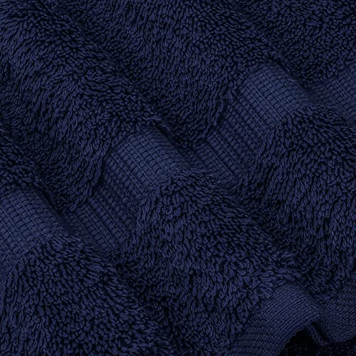 Chakir Turkish Linens | Hotel & Spa Quality 100% Cotton Premium Turkish Towels | Soft & Absorbent (6-Piece Hand Towels, Navy) - color: Navy