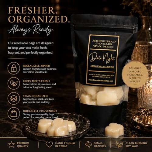 Luxury Hotel Inspired Wax Melts, 10 Count XL | Strong Long-Lasting Scent, Soy Blend, Handcrafted in Texas, Gift Ready Bag