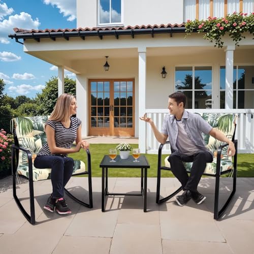 Outdoor Chair Cushions Waterproof Set of 2 Printing Tufted Lawn Dining Chair Cushion for Porch Rattan Chairs Club Chairs 41.7"*20.8"*3.9" Hawaii - color: Hawaii