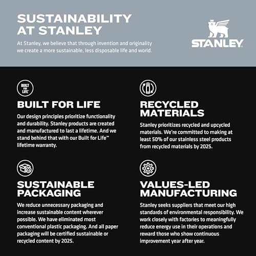 STANLEY Quencher H2.0 Flow State Tumbler, 20 oz, Charcoal | Straw and 3-Position Lid | Cup Holder Compatible for Travel | Insulated Stainless Steel Cup | BPA-Free - color: Charcoal, style: Classic