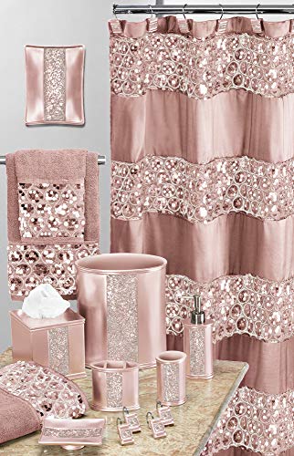 Zahari Home Sinatra 3 Piece Bathroom Towel Set Bath Towel Hand Towel Wash Cloth Absorbent, Blush - color: Blush