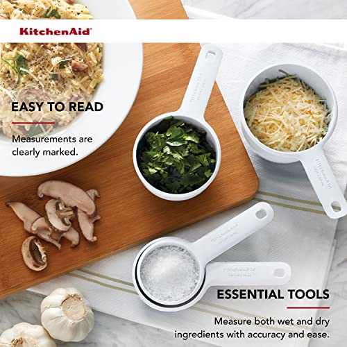 KitchenAid Measuring Cups, Set Of 4, White - color: White, size: Set Of 4