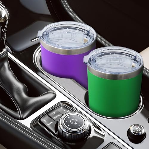 20oz Tumbler with Lid Stainless Steel Tumblers Insulated Mug Purple 12P - color: Purple