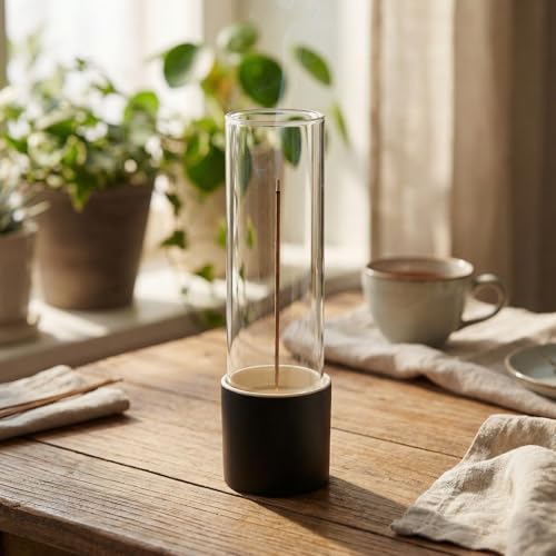 Ceremony Incense Holder (Ceramic Cup-Black)