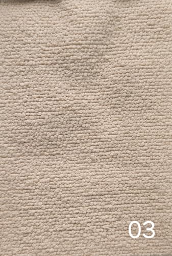 WWW.THROWPILLOW.IN Luxury Boucle Throw Pillow Cover - Textured Square Sofa Couch Accent Case for Elegant Decor in Living Room and Bedroom (20x20 Inches, Cream)